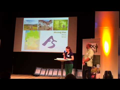 Qualitätsweg Wanderbares Deutschland für den AhrSteig auf der TourNatur am 06.09.13