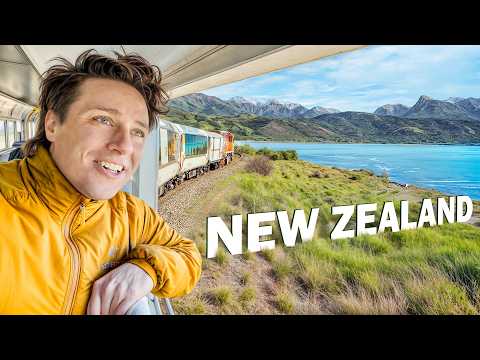 FIRST CLASS on a TRAIN in New Zealand