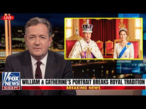 JUST NOW : William & Catherine Release First Official Portrait As King & Queen – UK Loses It