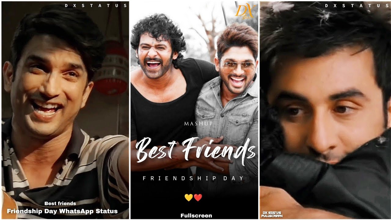 Friendship Day Whatsapp Status | Best Friends Mashup Status | Happy Friendship Day Fullscreen Status
