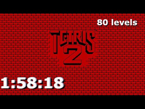 Tetris 2 (NES) 80 levels in 1:58:18