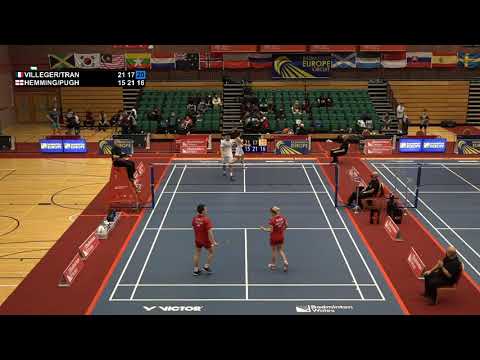 Match point - Villeger / Tran vs Hemming / Pugh - XD, Final – Welsh Intl. 2021