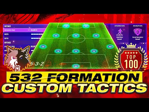 FIFA 21 OP CUSTOM TACTICS 🔥 BEST FIFA 21 ULTIMATE TEAM 532 CUSTOM TACTICS