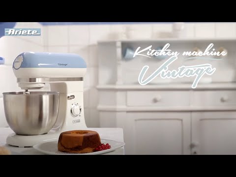 Virtuvinis kombainas Planetinis robotas Ariete Vintage 1588/04 (2400 W) video