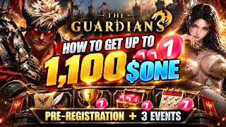 The Guardians Guide: How to Get Up to 1,100 $ONE! (3 Events + Pre-Registration)