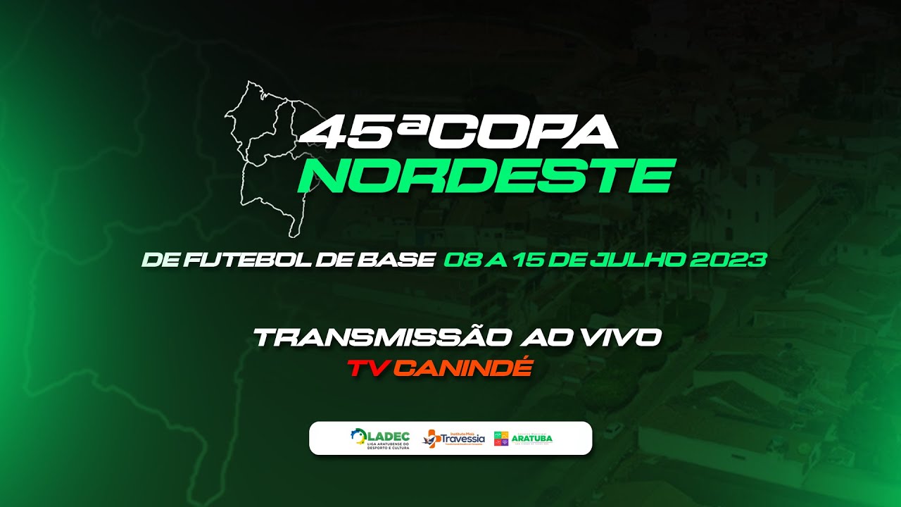 Final da 45ª Copa Nordeste de Futebol de Base em Aratuba -CE