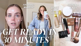 Get Ready for Work in UNDER 30 Minutes: My Fast & Easy Everyday Hair & Makeup for Work!