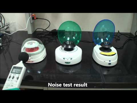 Test głośności wirówki OHAUS Frontier™ 5000 Mini