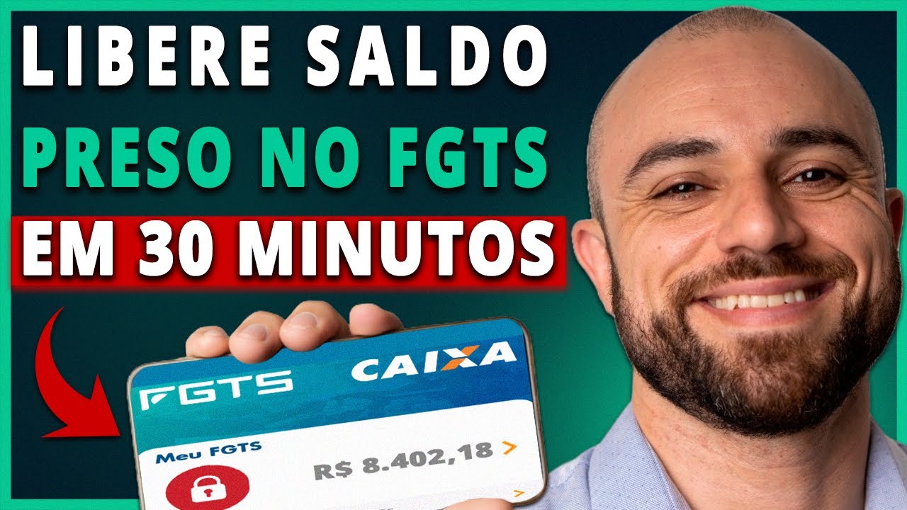 💰Como Sacar SALDO PRESO no FGTS | Libere e Receba Em 30 Minutos Por Pix