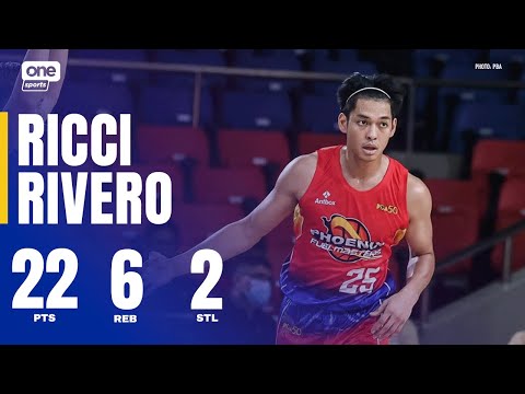 Ricci Rivero POSTS CAREER-HIGH 22 PTS for Phoenix vs. NLEX 🔥 | PBA SEASON 50 PHILIPPINE CUP
