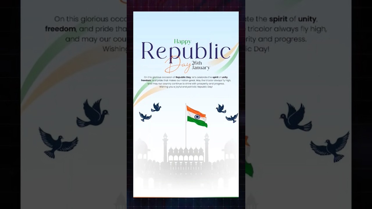 Happy Republic Day 2025 | social media post design idea 💡