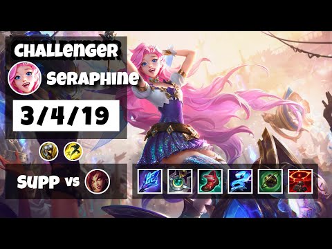 Seraphine vs Zyra BR Challenger SUPPORT (3/4/19) - v11.6