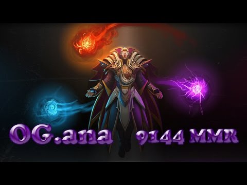 DotA 2 OG.ana plays Invoker 9144 MMR