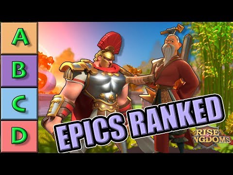 Epic Commander Tier List - Rankings across all major in-game activities | Rise of Kingdoms