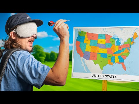 Throwing a Dart and Playing Golf Where it Lands