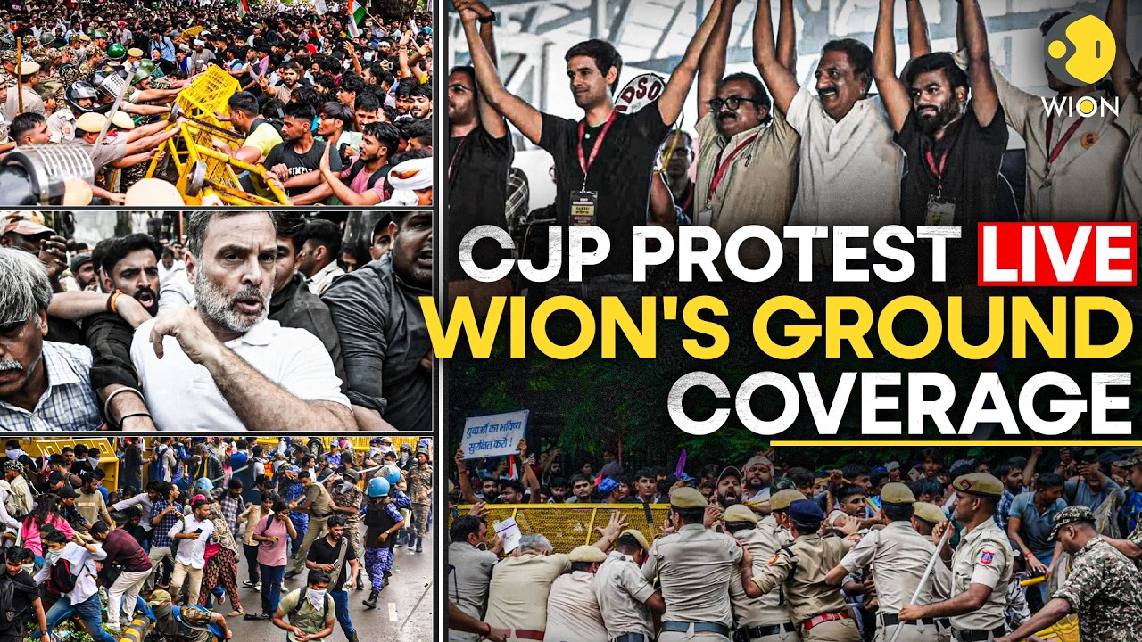 CJP Protest LIVE: Opposition Marches To Supreme Court, Seeks Gyanesh Kumar's Resignation | WION
