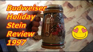 Budweiser Holiday Stein Review 1997