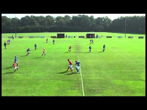 2014 09 13 Estria D1 doelpunt tegen Achilles D1 - Tom Chedu Hidde Trom doelpunt