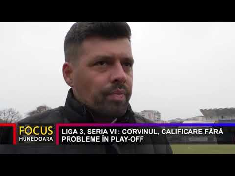 LIGA 3, SERIA VII: CORVINUL, CALIFICARE FĂRĂ PROBLEME ÎN PLAY-OFF