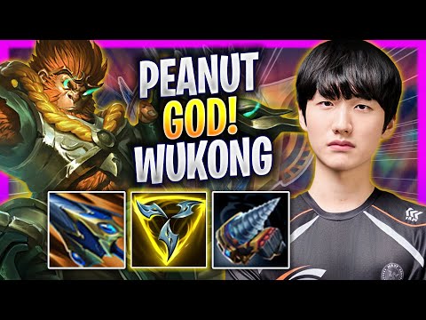 PEANUT IS A GOD WITH WUKONG! - HLE Peanut Plays Wukong JUNGLE vs Gwen! | Season 2025