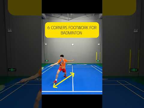 6 УГЛОВ РАБОТЫ НОГ ДЛЯ БАДМИНТОНА #badminton #badmintontraining