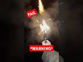 Idiot guy almost starts a forest fire with a flare gun #fail #fireworks #fire #idiots