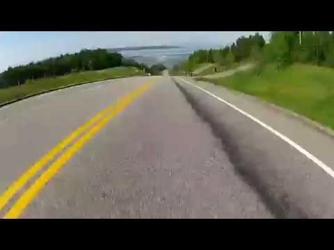 Mischo Erban skateboard world speed record in Canada (130kph)