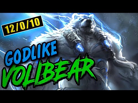 Volibear GODLIKE Plays | Volibear vs Ornn TOP Gameplay | Montage Like Gameplay on League of Legends