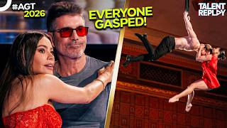 ALMOST FELL ON JUDGES?! Holland & Sienna Take Acrobatics To The Next Level | AGT 2026 [4K]