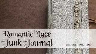 A Junk Journal Flick through - Romantic Lace