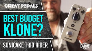 Video thumbnail for Sonicake Trio Rider. A brilliant take on the Klon thang by The Guitar Effect