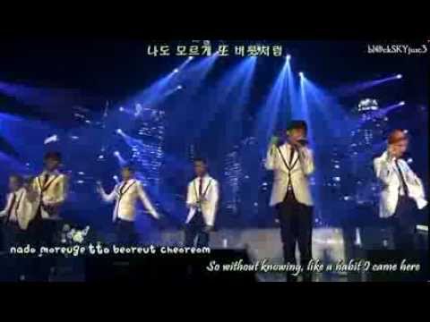 B.A.P - Coffee Shop LIVE [eng sub + roman + hangul]