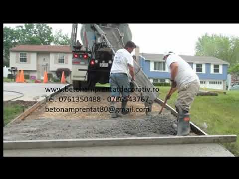 Beton Amprentat Jabenița - Mureș Tel.0761350488 -0766543767