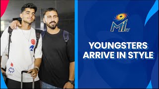 Youngsters arrive in style! | Mumbai Indians