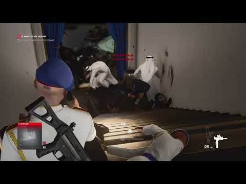 The Dubai Massacre, a kill everyone challenge - HITMAN 3 (Dubai)