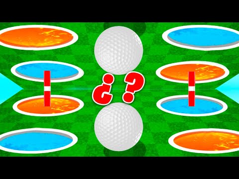 IMPOSIBLE ⛔ HOYO TROLL vs HERMANO 😂⛳! Golf it   con TEKENDO