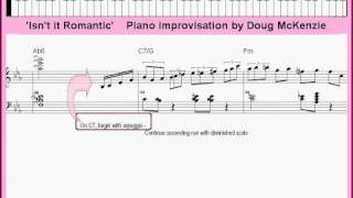 'Isn't It Romantic' - jazz piano lesson