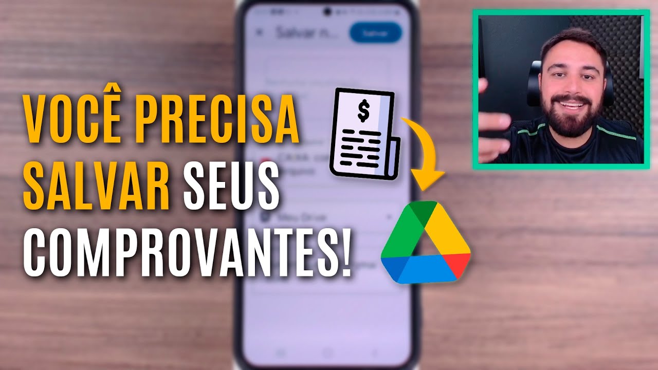 COMO SALVAR COMPROVANTES DE PAGAMENTO NO GOOGLE DRIVE