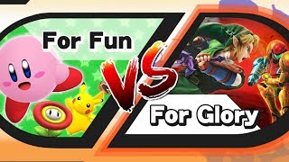 For Glory vs For Fun (Smash 4)