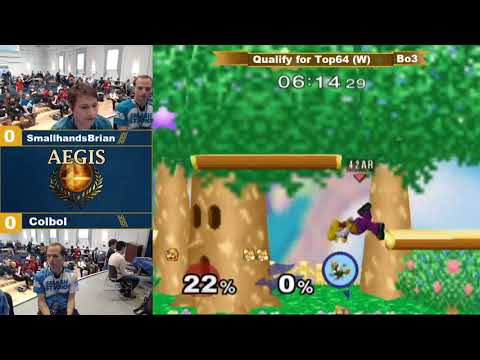 Aegis Melee Pools - SmallHandsBrian (Mario) vs SS|Colbol (Fox)