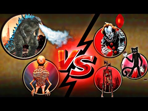 Shadow Fight 2 Team Godzilla Vs Team It-Pennywise