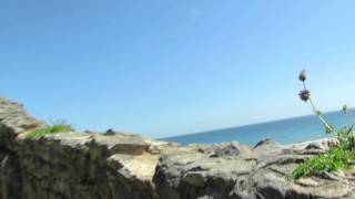 Barafundle Beach near Pembroke in Pembrokeshire South Wales 1