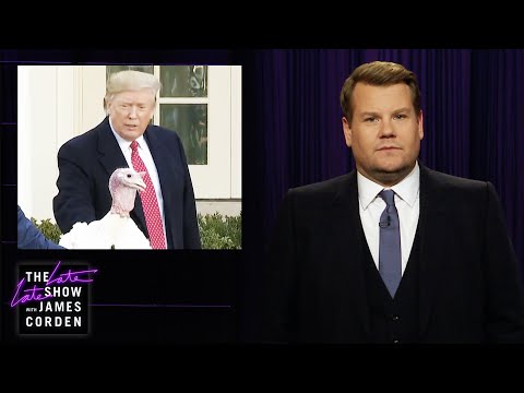 President Corden Wouldn't Pardon Turkeys