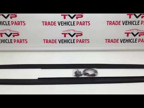 Fits BMW 3 Series F30 F31 Side Skirt Extension Blades Mat Black video
