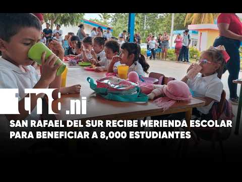 Merienda escolar es distribuida en la zona rural de San Rafael del Sur