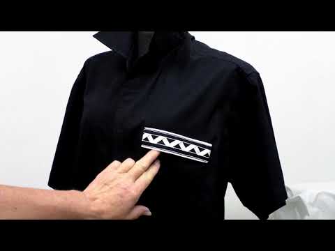 Brusttasche mit Borde-Zier-Patte versehen - Lilo Siegel