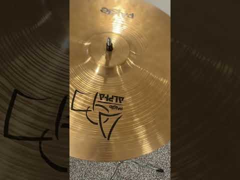 (Video) Paiste Alpha 16" Crystal Crash Cymbal 960g image 13