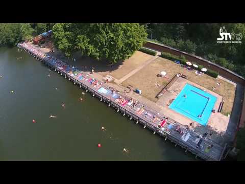 Hainbadestelle von oben