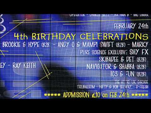 Marky with Mc's Skibadee Shabba & IC3 Live at PS4 24.2.2001 (ATOMICS)