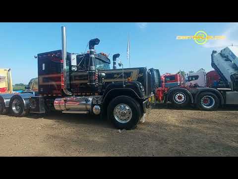 Show met circa 250 trucks in Nederhemert (Video)